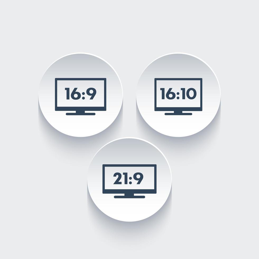 Aspect Ratio Icons Widescreen Tv 16 9 16 10 21 9 Monitors 7756156 aspect-ratio-icons-widescreen-tv-16-9-16-10-21-9-monitors-7756156
