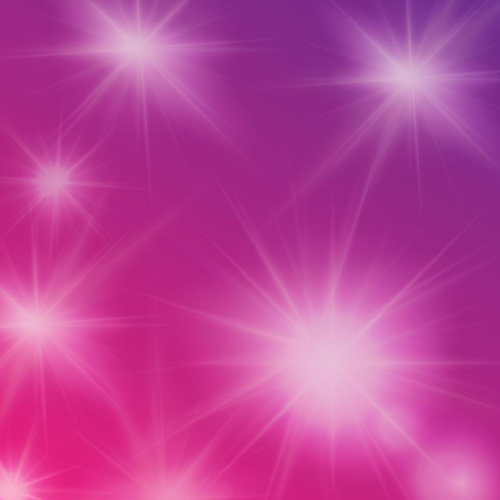 Abstract violet background with sun flares, editable elements under clipping mask vector
