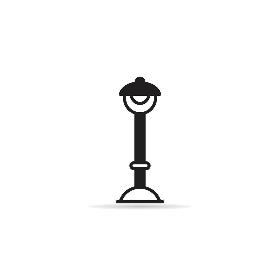 street lamp icon vector illustration