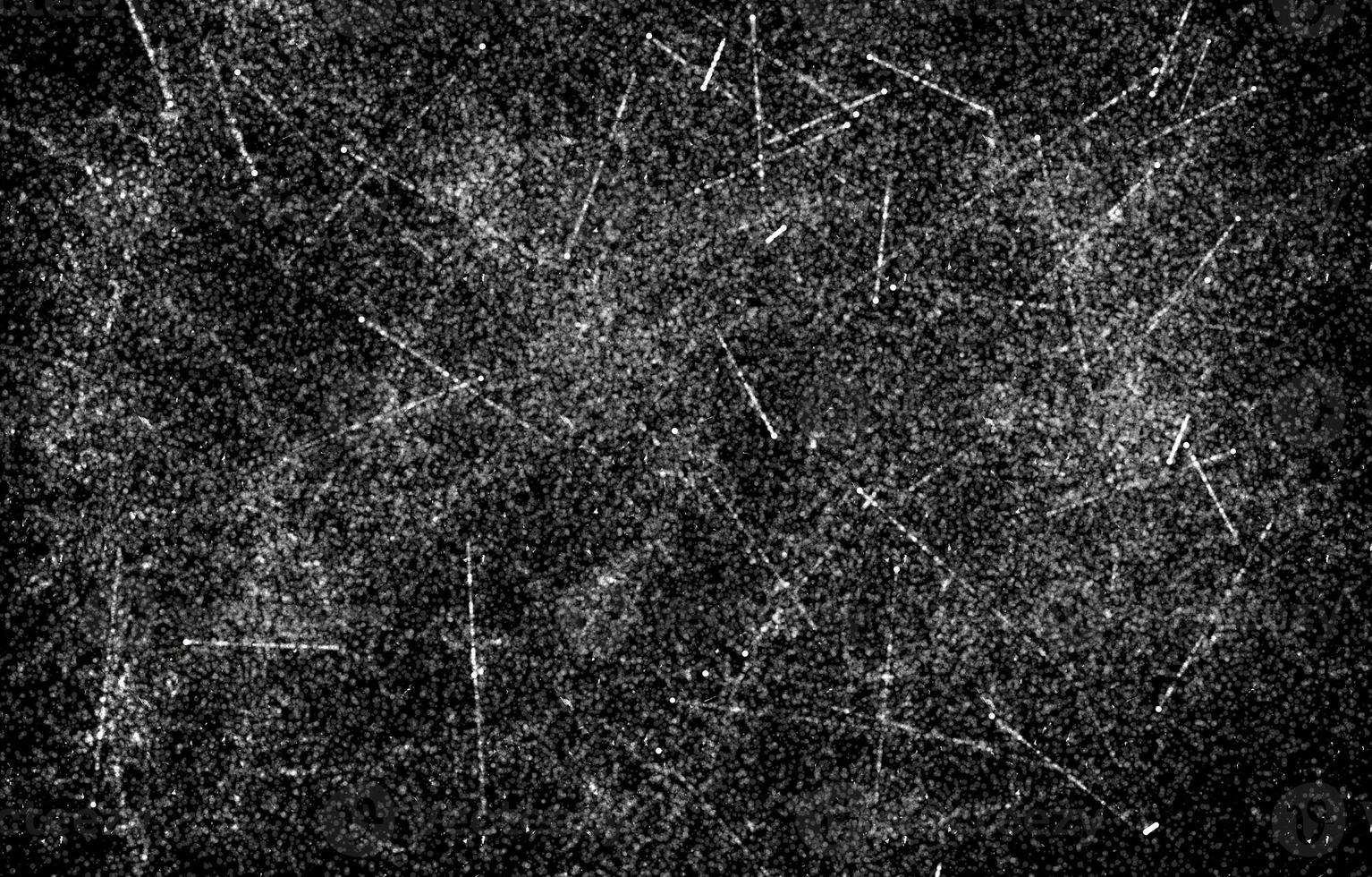 Grunge Black And White Urban. Dark Messy Dust Overlay Distress Background. Easy To Create Abstract Dotted, Scratched, Vintage Effect With Noise And Grain photo