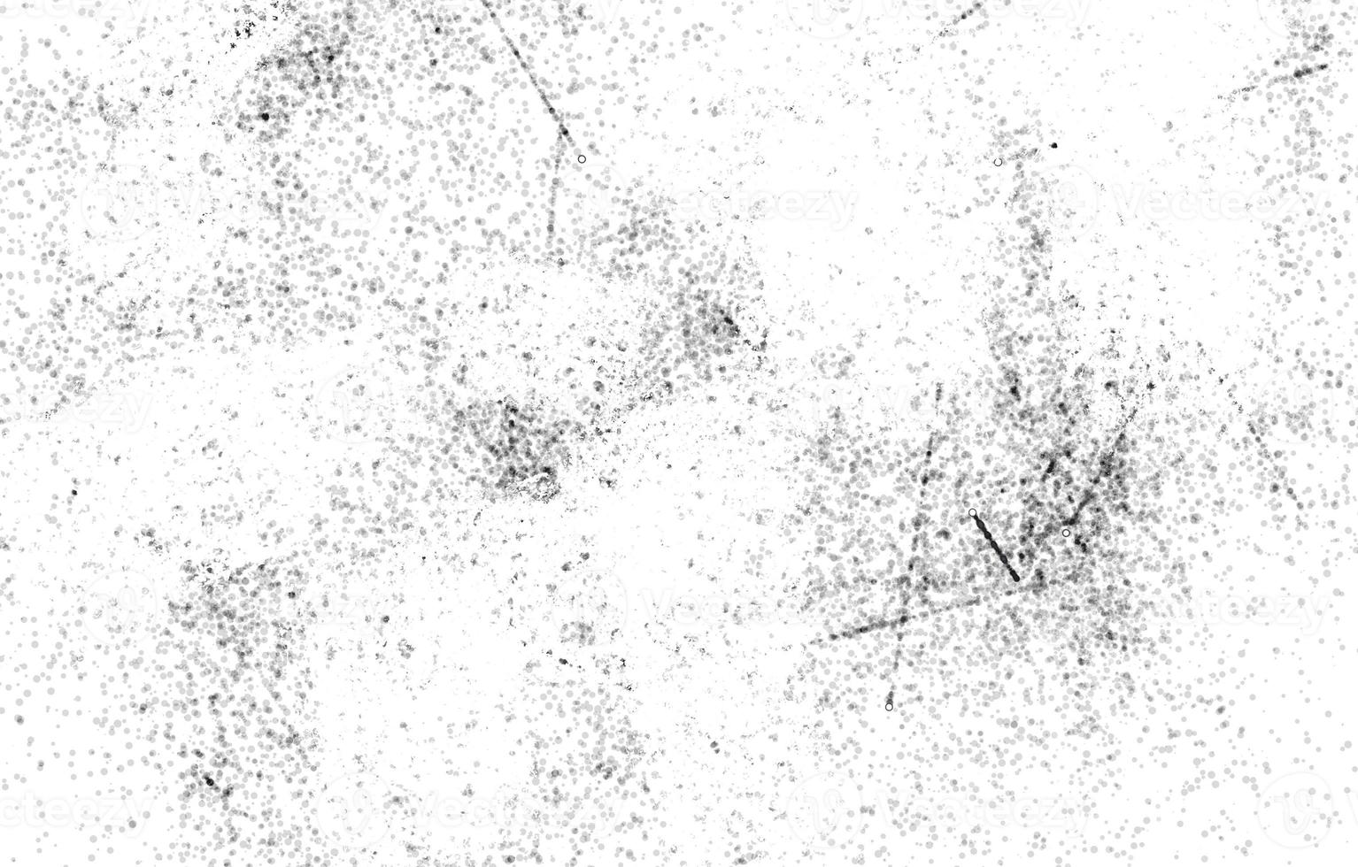 Grunge Black And White Urban. Dark Messy Dust Overlay Distress Background. Easy To Create Abstract Dotted, Scratched, Vintage Effect With Noise And Grain photo