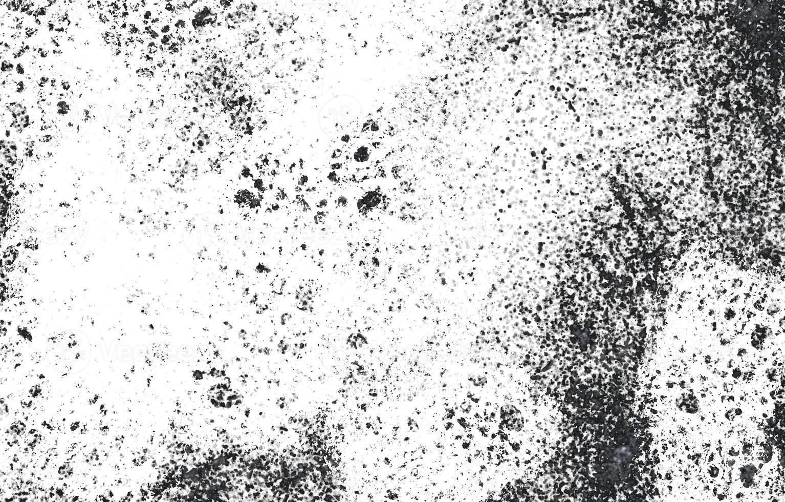 Grunge Black And White Urban. Dark Messy Dust Overlay Distress Background. Easy To Create Abstract Dotted, Scratched, Vintage Effect With Noise And Grain photo