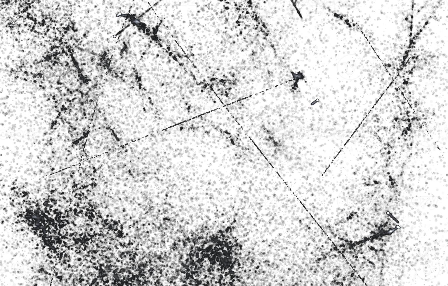 Grunge Black And White Urban. Dark Messy Dust Overlay Distress Background. Easy To Create Abstract Dotted, Scratched, Vintage Effect With Noise And Grain photo