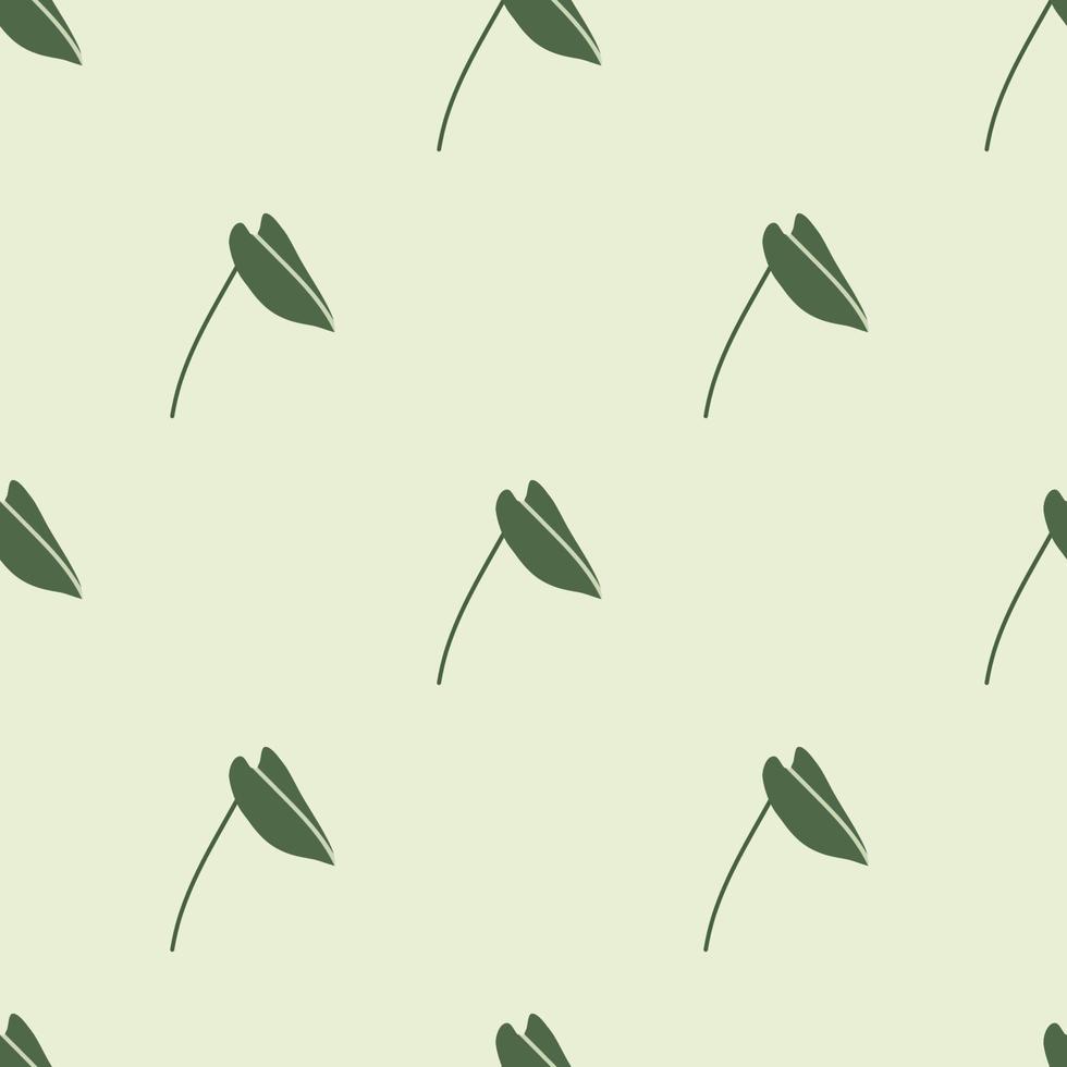 Vector flat hand drawn seamless pattern