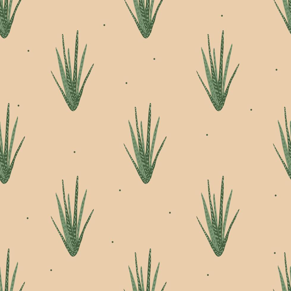 Vector flat hand drawn seamless pattern