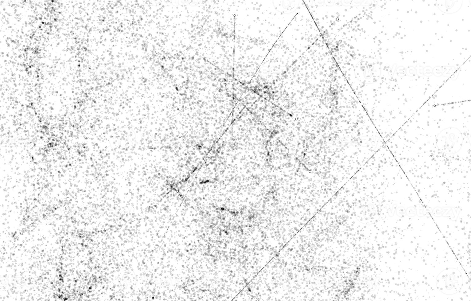 Grunge Black And White Urban. Dark Messy Dust Overlay Distress Background. Easy To Create Abstract Dotted, Scratched, Vintage Effect With Noise And Grain photo