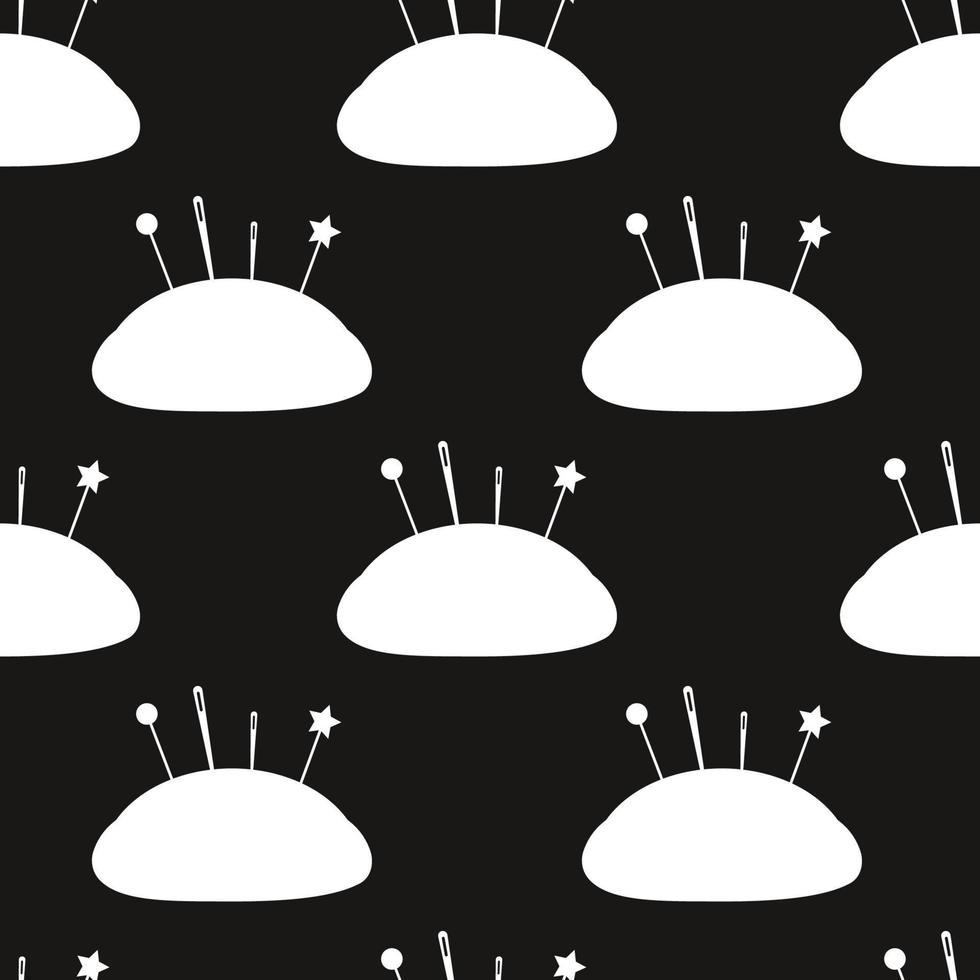 Vector flat hand drawn seamless pattern