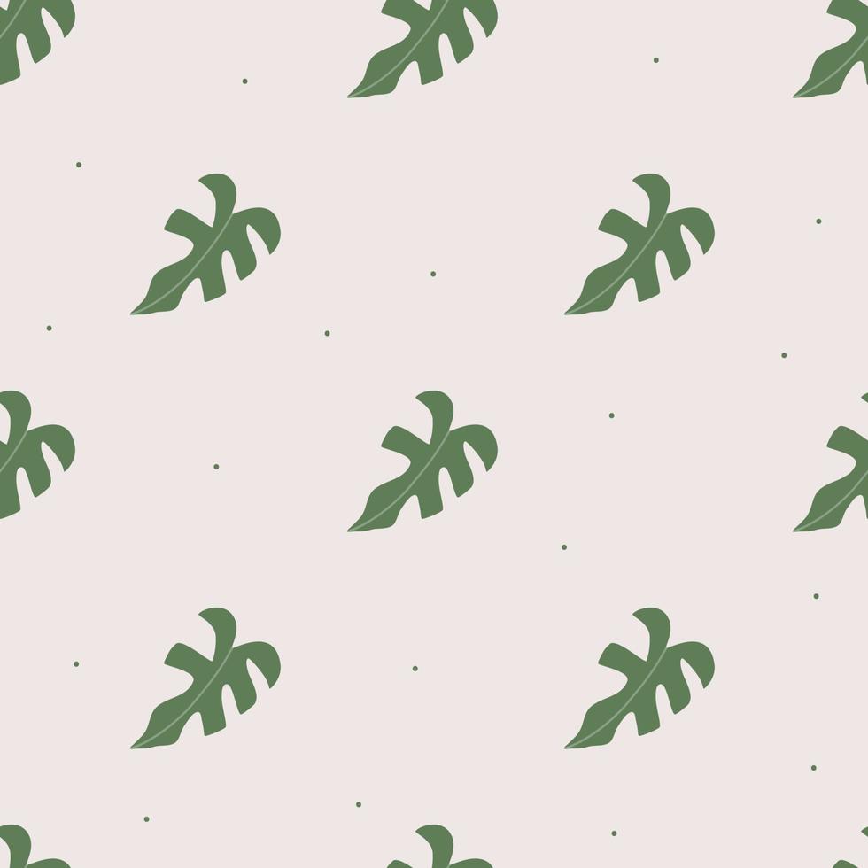 Vector flat hand drawn seamless pattern