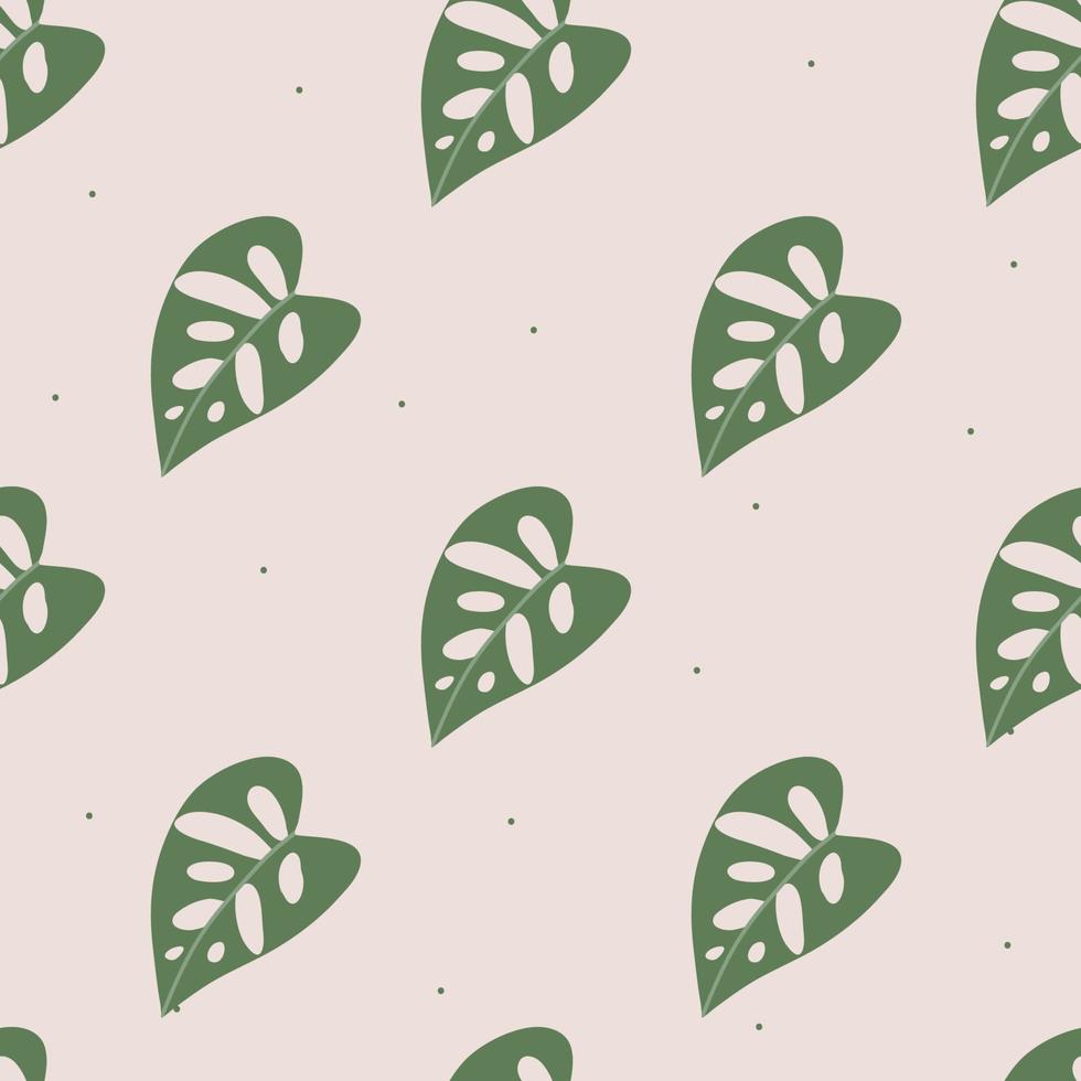 Vector flat hand drawn seamless pattern