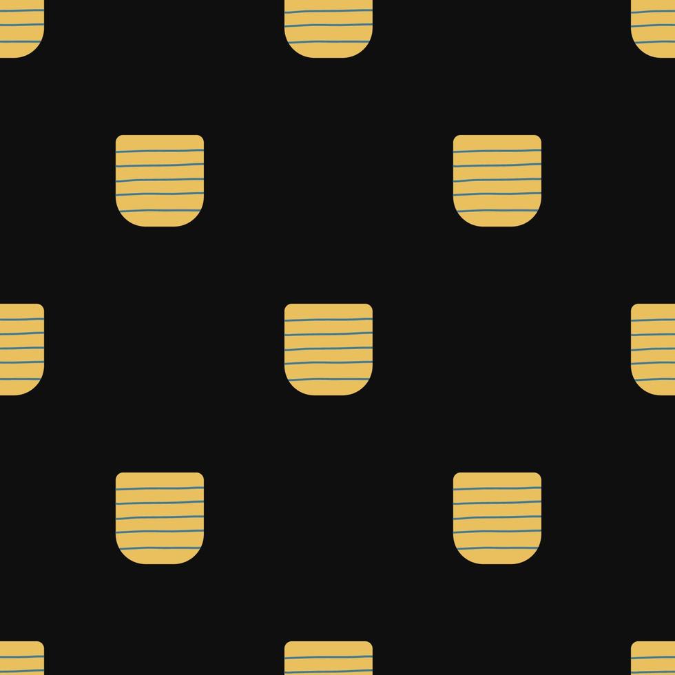 Vector flat hand drawn seamless pattern