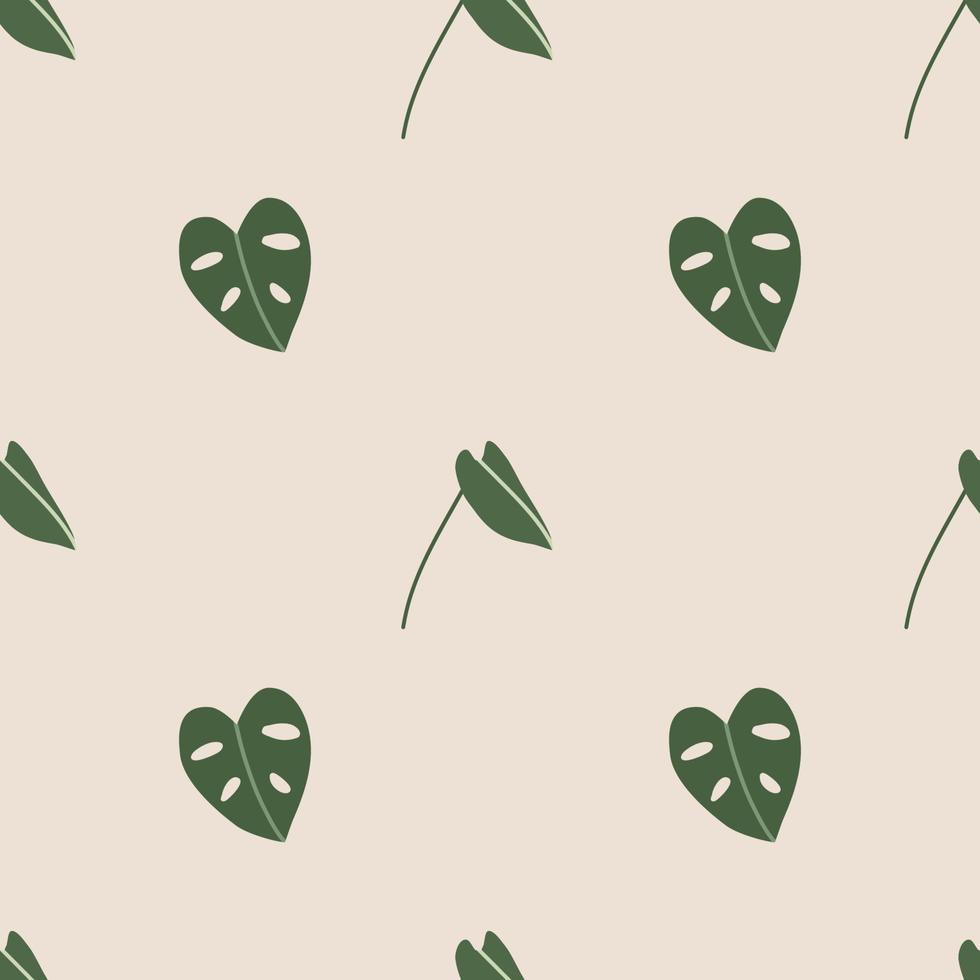 Vector flat hand drawn seamless pattern