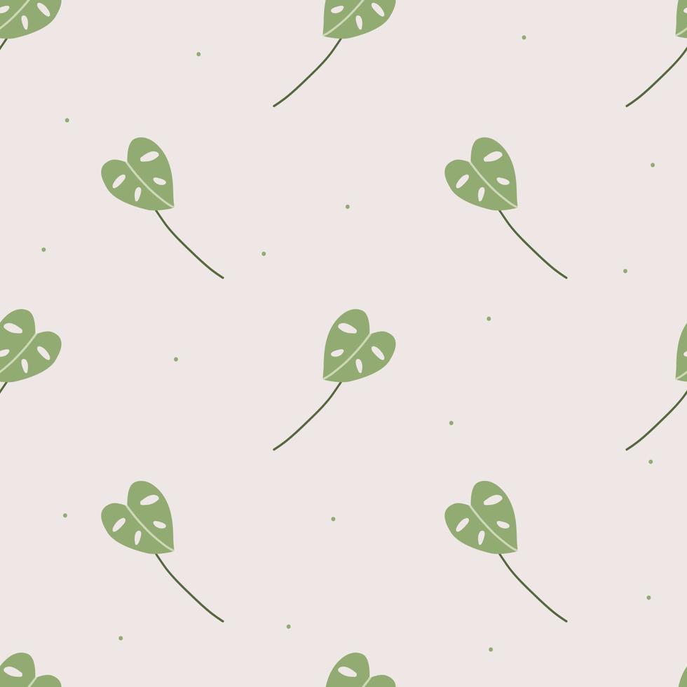 Vector flat hand drawn seamless pattern
