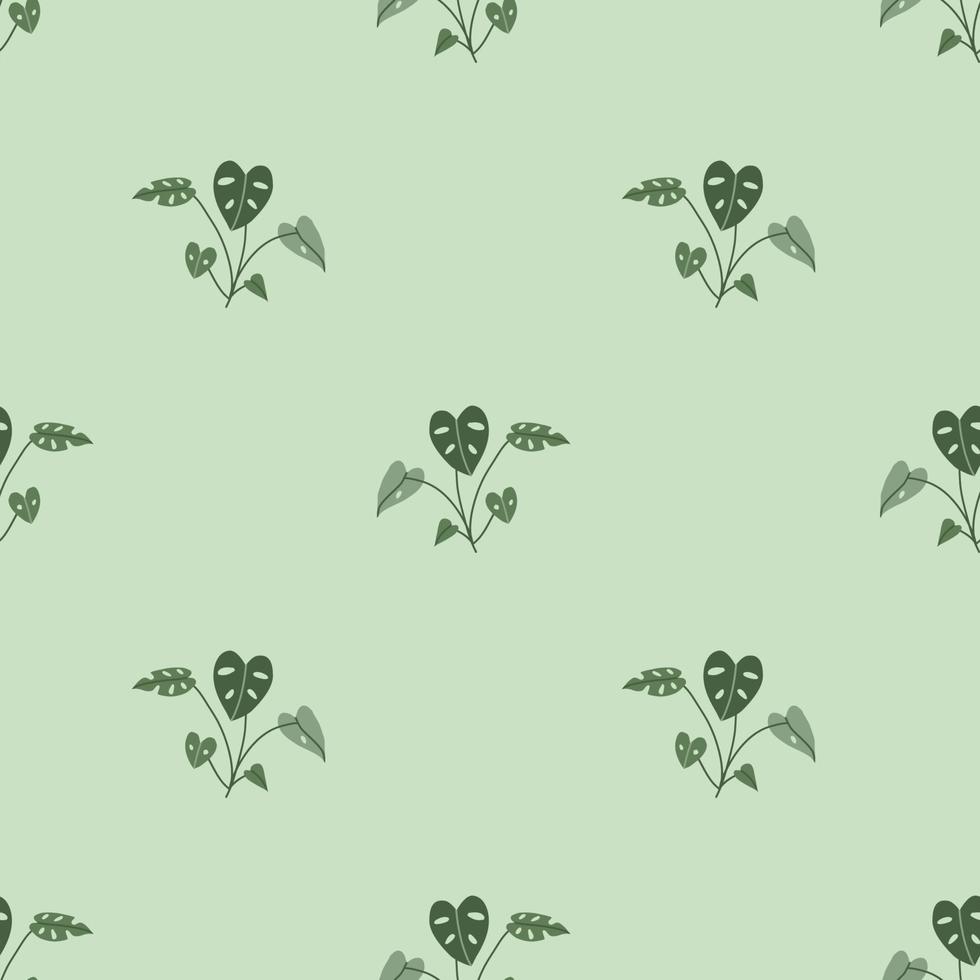 Vector flat hand drawn seamless pattern