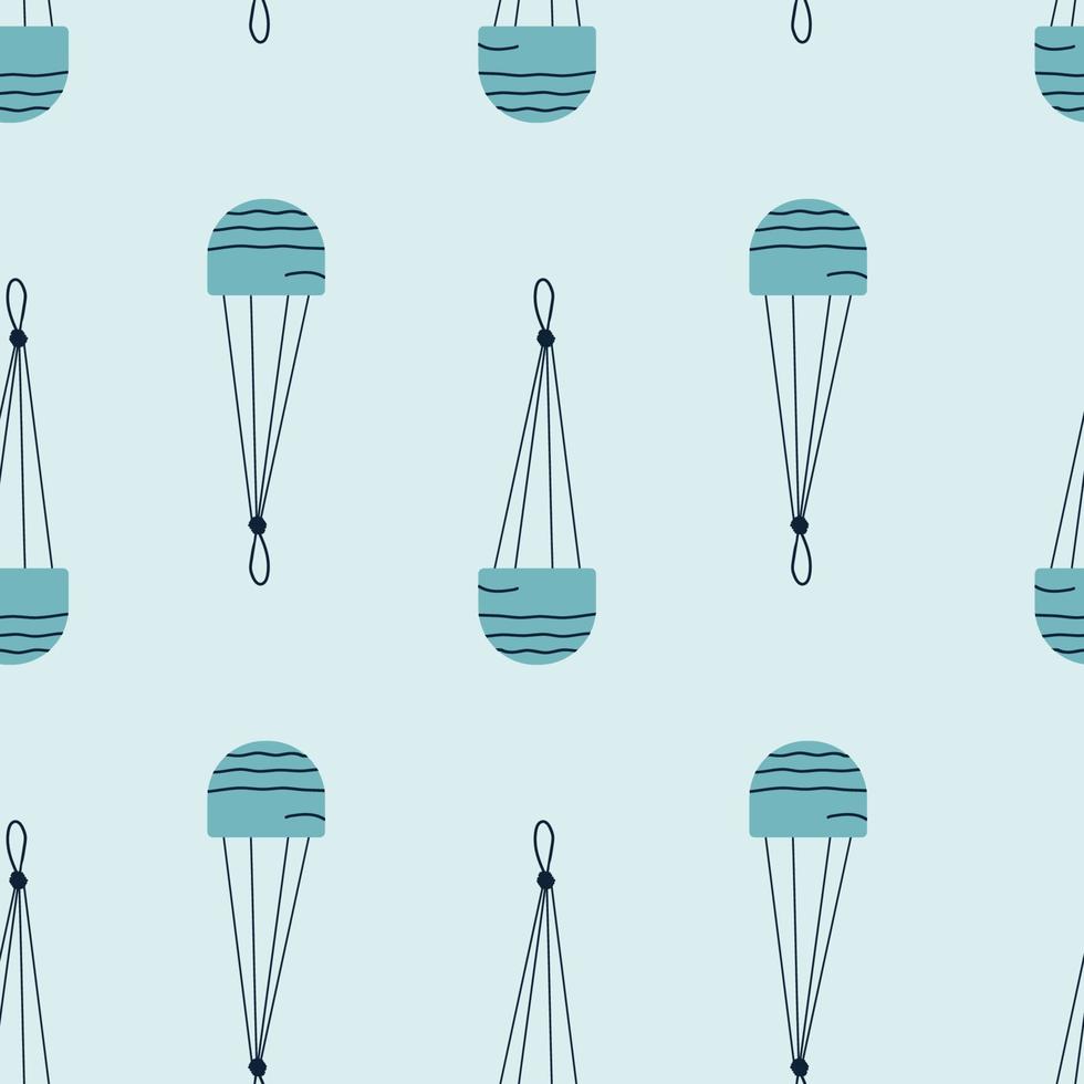 Vector flat hand drawn seamless pattern