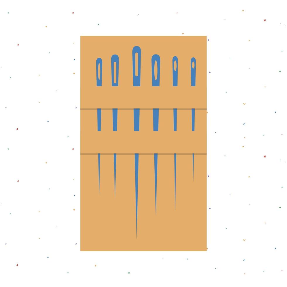 Vector hand drawn flat colorful illustration