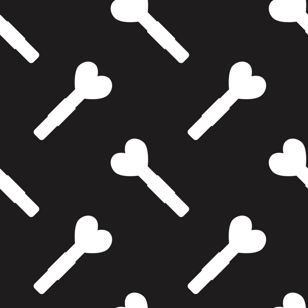 Vector flat hand drawn seamless pattern