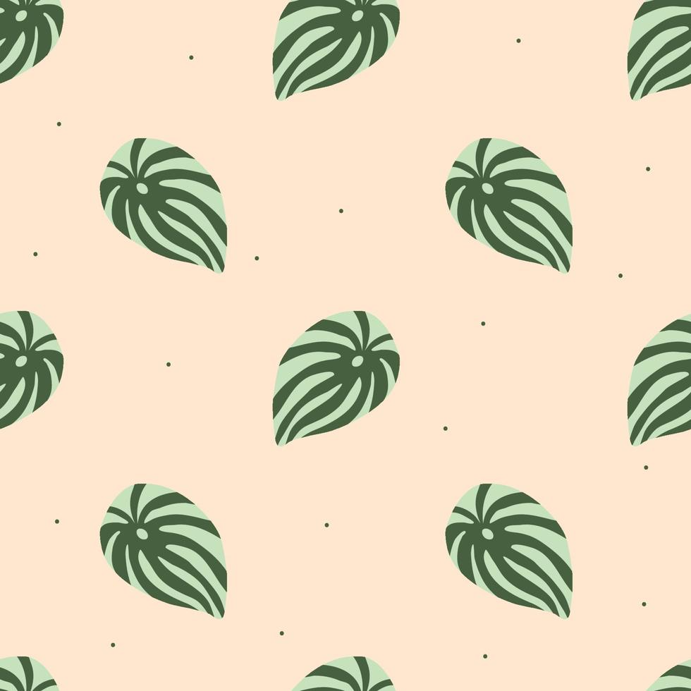 Vector flat hand drawn seamless pattern