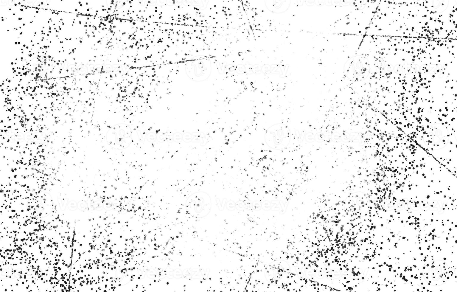 Grunge Black And White Urban. Dark Messy Dust Overlay Distress Background. Easy To Create Abstract Dotted, Scratched, Vintage Effect With Noise And Grain photo