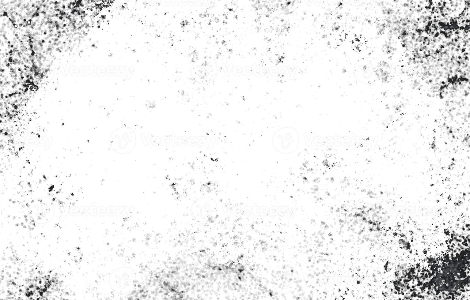 Distressed overlay texture of rusted peeled metal.Grunge Black And White Urban Texture. Dark Messy Dust Overlay Distress Background. photo