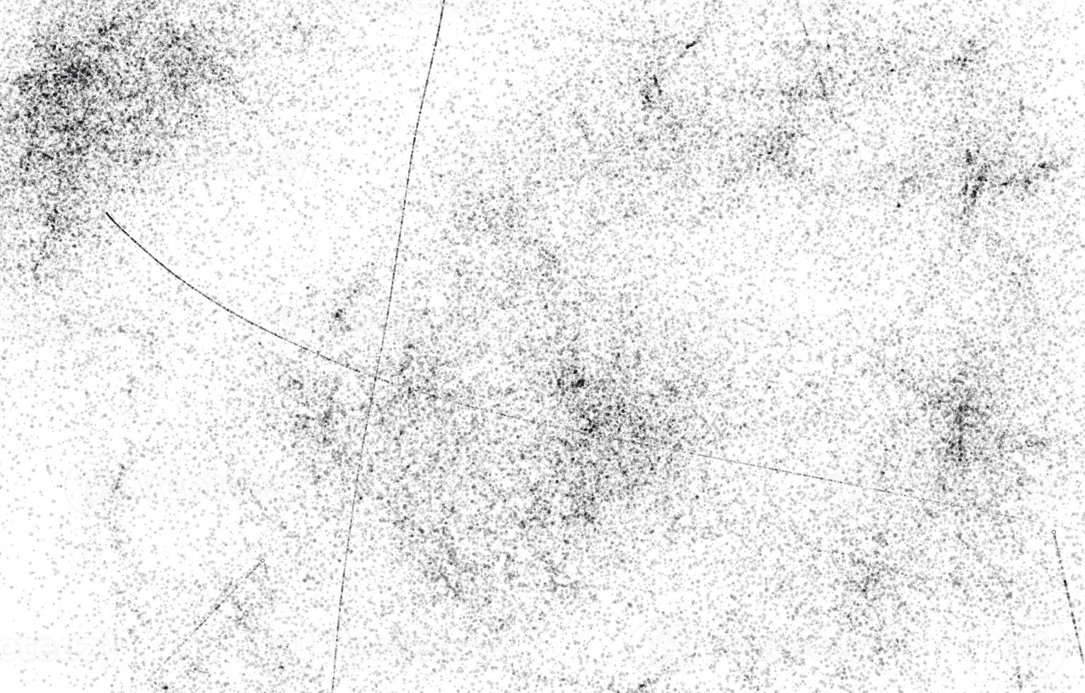 Grunge Black And White Urban. Dark Messy Dust Overlay Distress Background. Easy To Create Abstract Dotted, Scratched, Vintage Effect With Noise And Grain photo