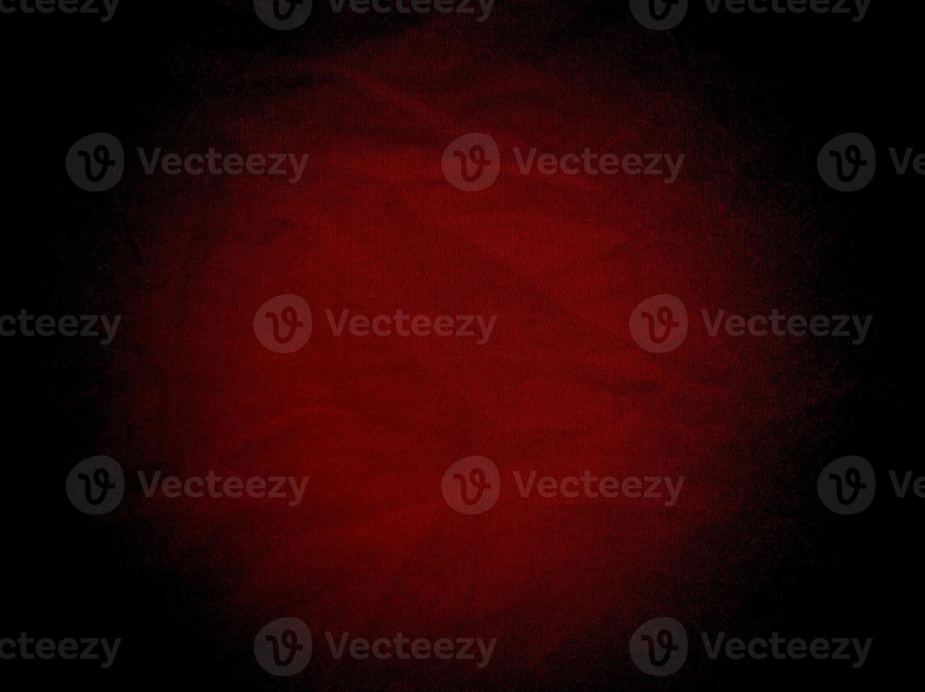 abstract black cloth background with red gradient texture. photo