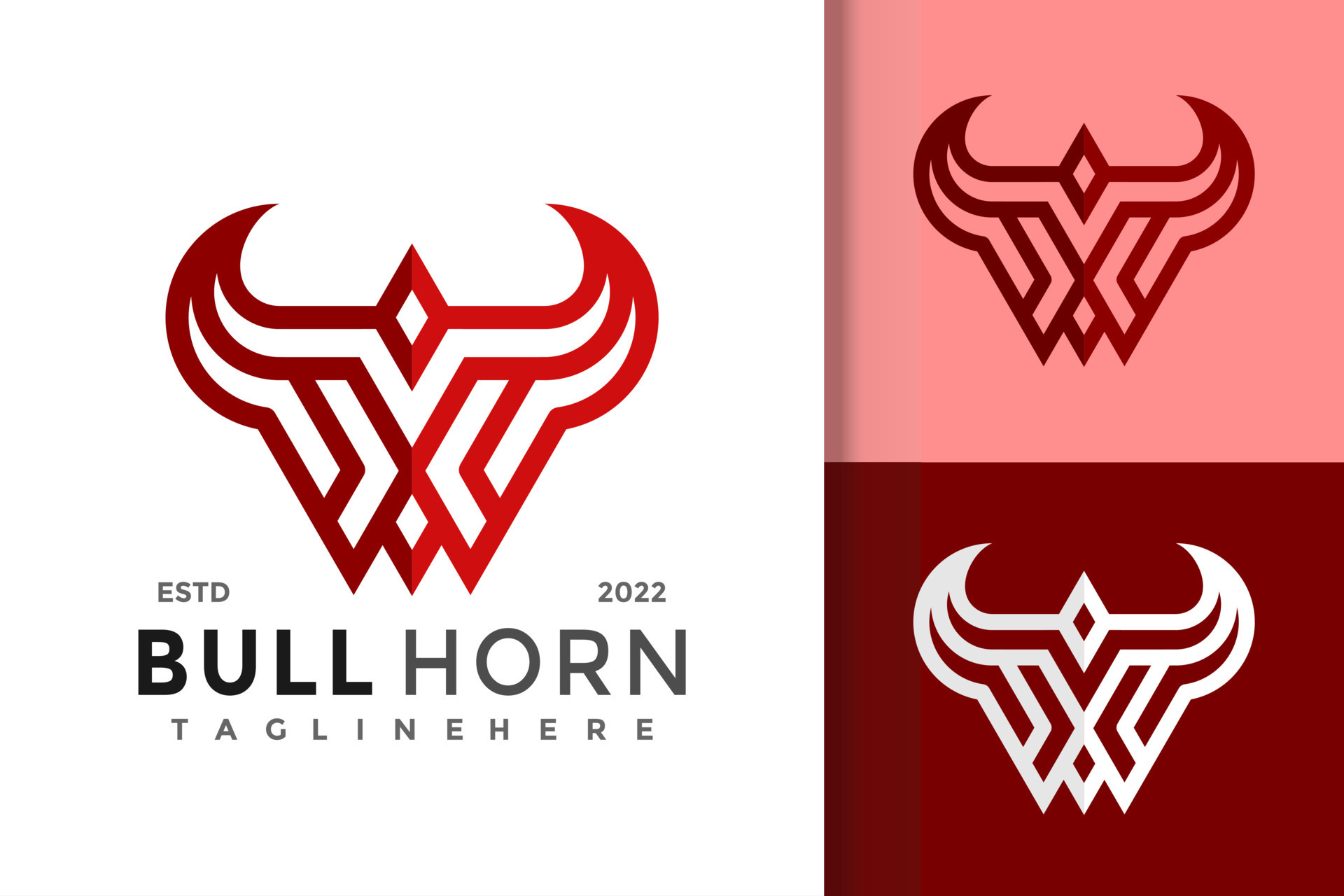 Letter X Bull Horn Modern Logo Design Vector Template 7759675 Vector Art at  Vecteezy