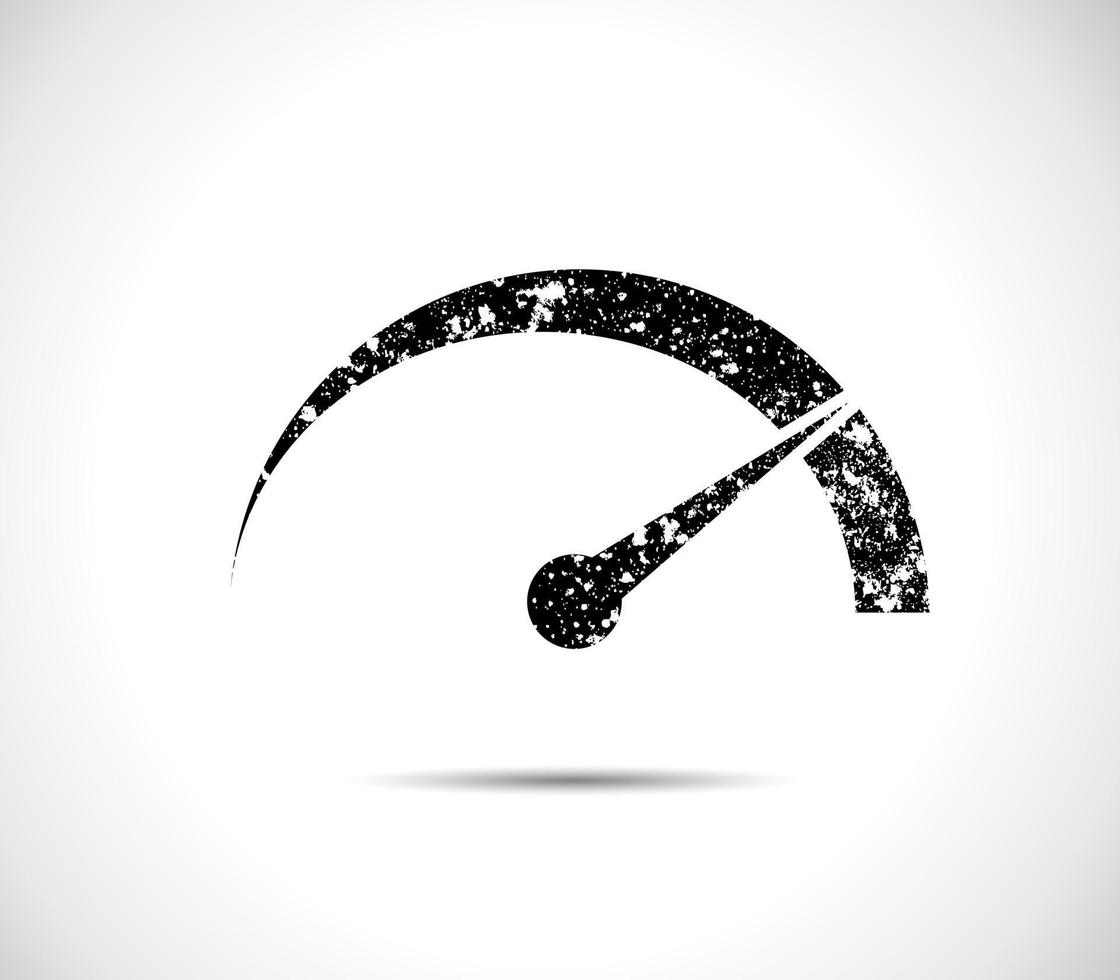 Performance measurement. Grunge logo speed. Icon fast.Vector illustration vector