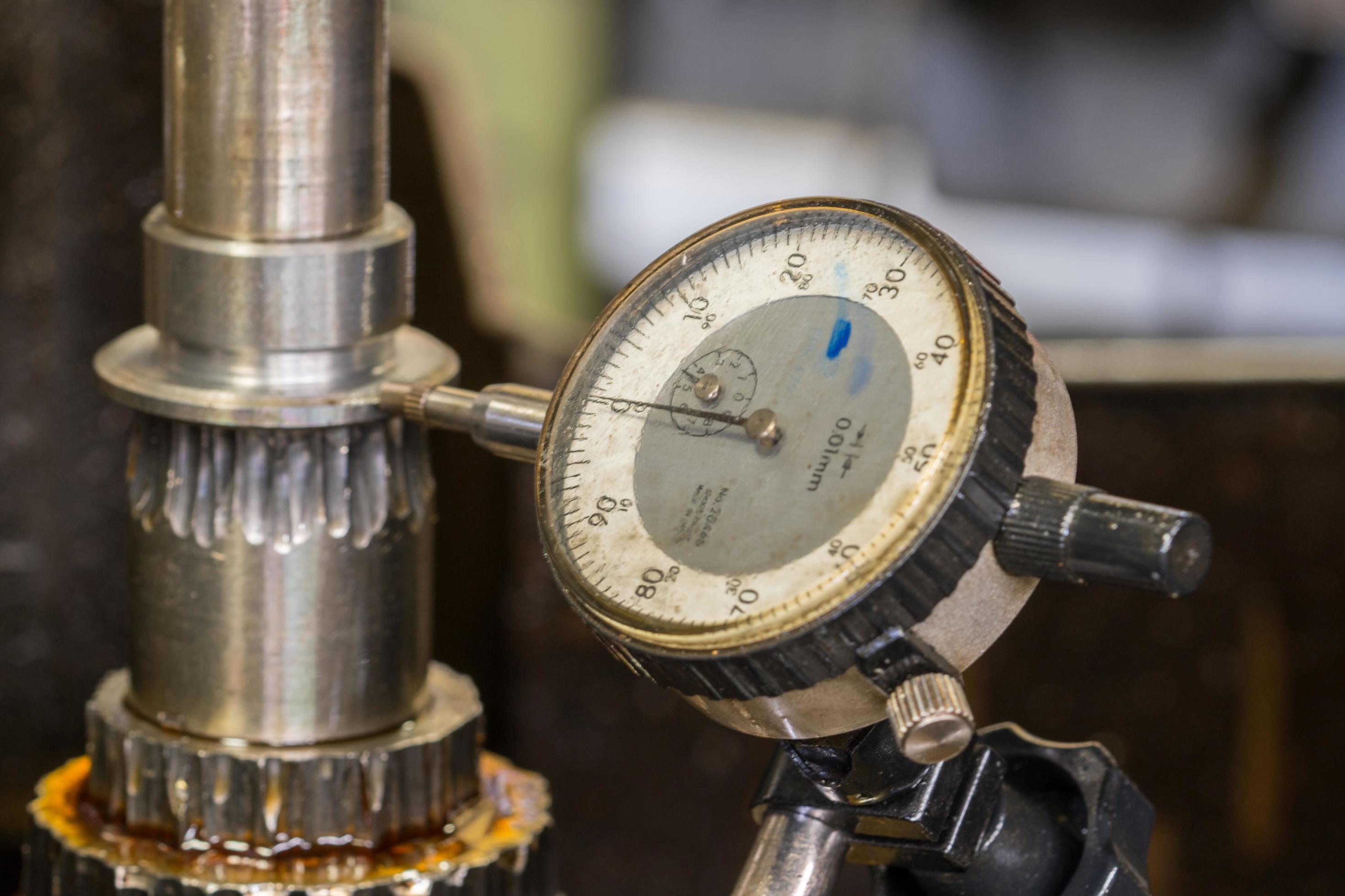 Dial indicator gauge. Standard dial gauge. Dial indicator. Measuring