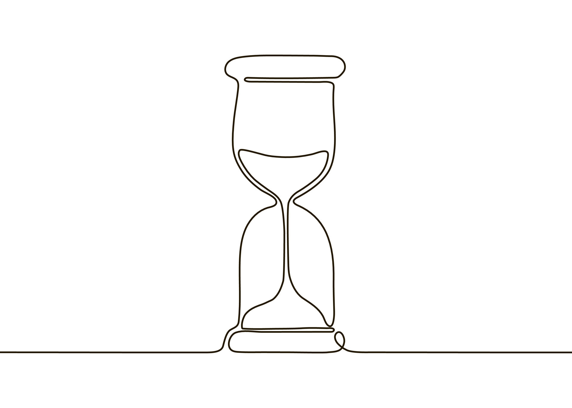Hourglass Drawing  How To Draw An Hourglass Step By Step