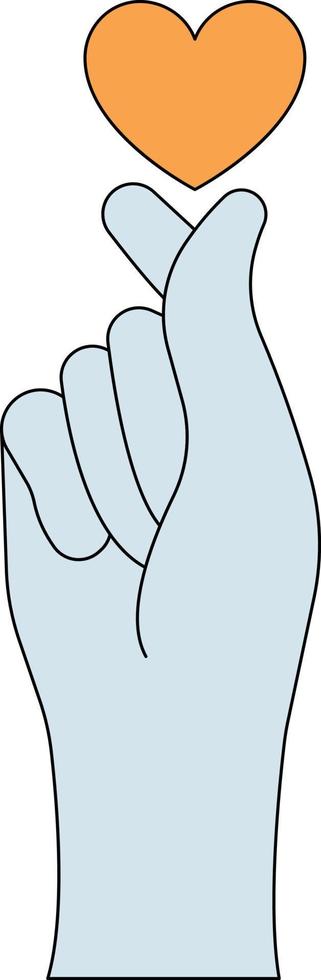 It is a symbol of love. vector