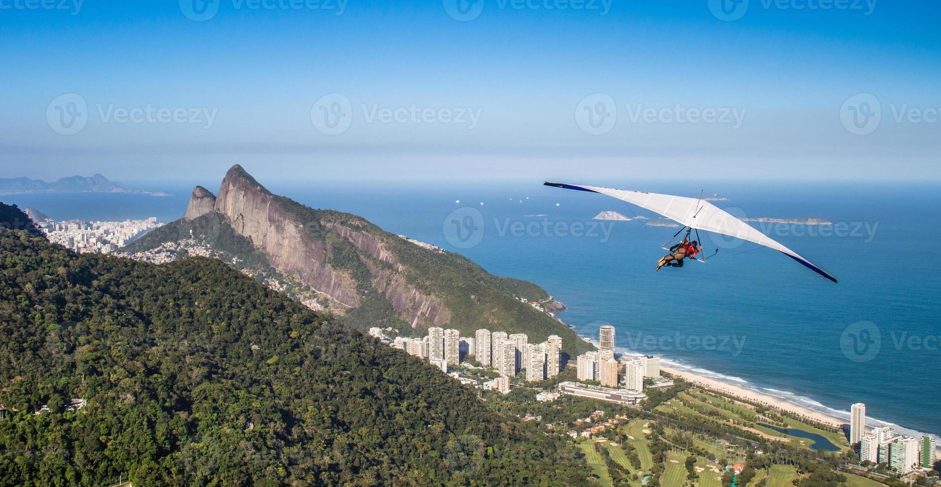 Rio de Janeiro, Brazil, hang gliding flight photo