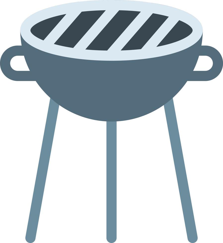 ilustración de vector de parrilla en un fondo. símbolos de calidad premium. iconos vectoriales para concepto y diseño gráfico.