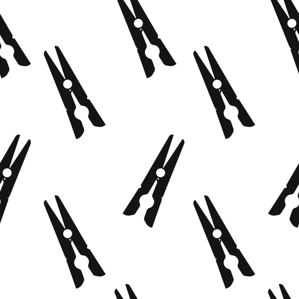 Vector flat hand drawn seamless pattern