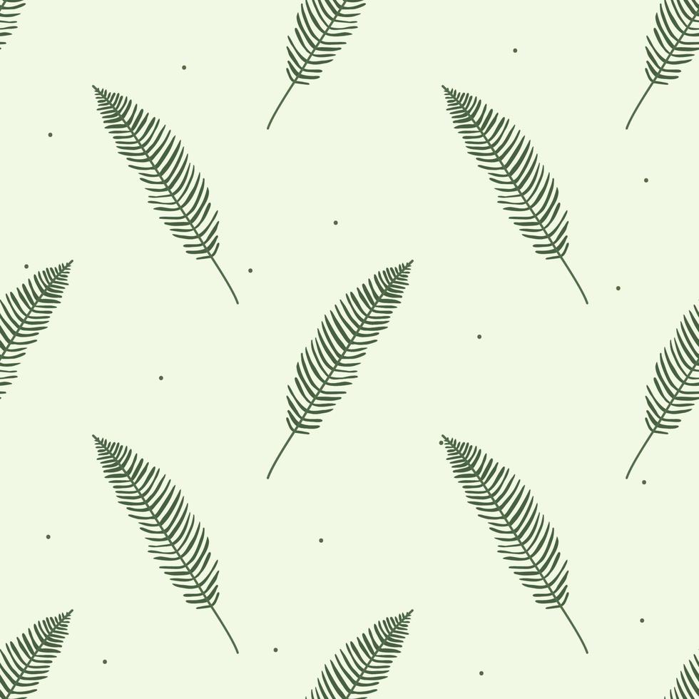 Vector flat hand drawn seamless pattern