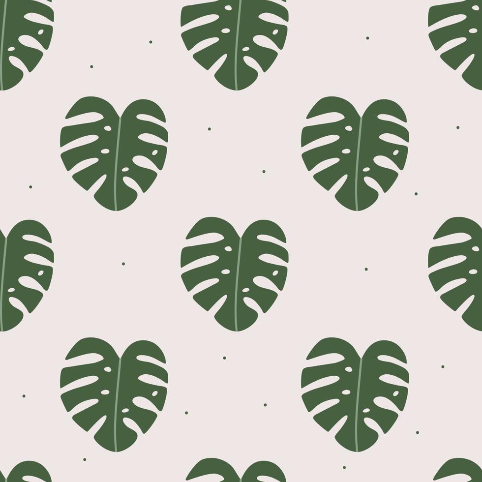 Vector flat hand drawn seamless pattern