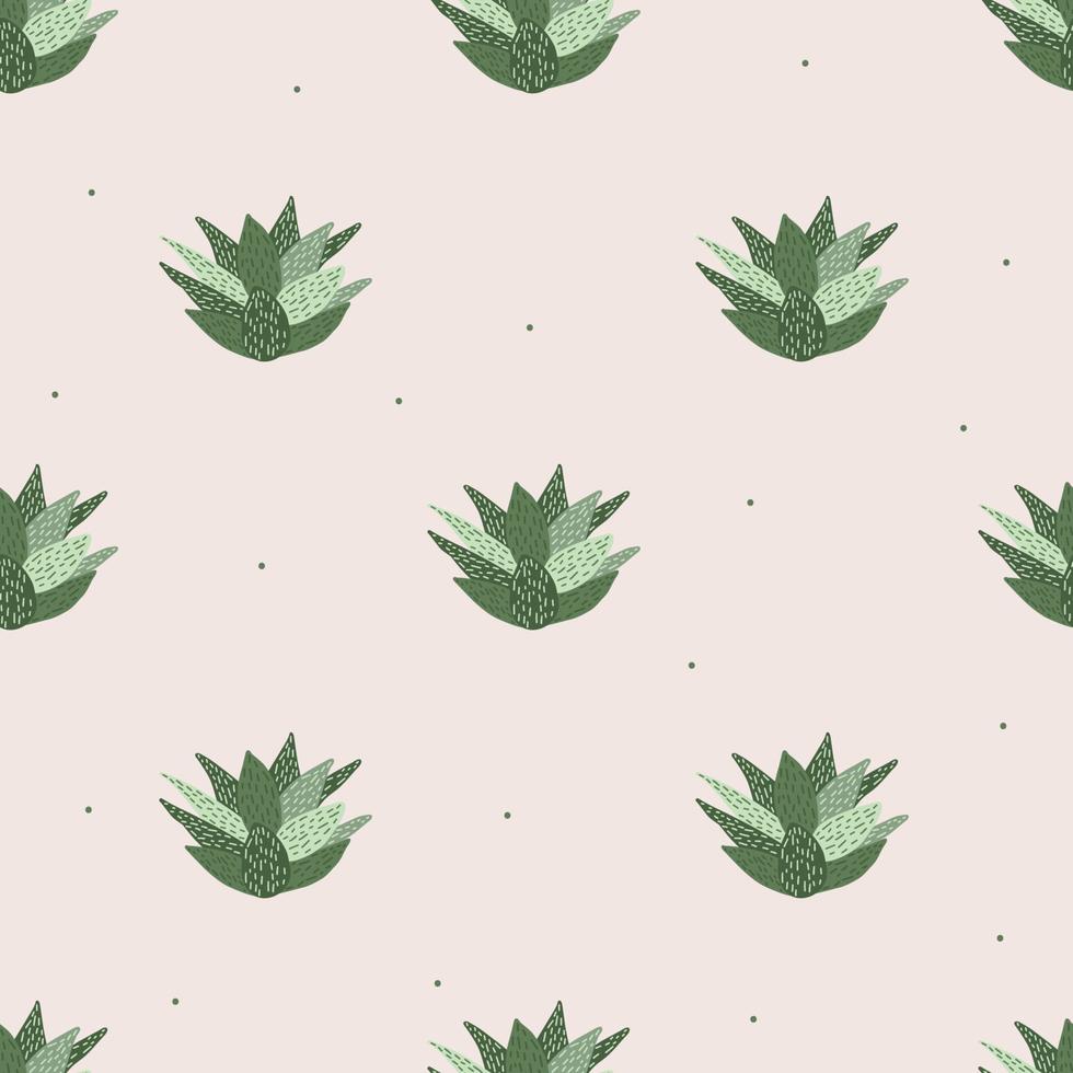 Vector flat hand drawn seamless pattern