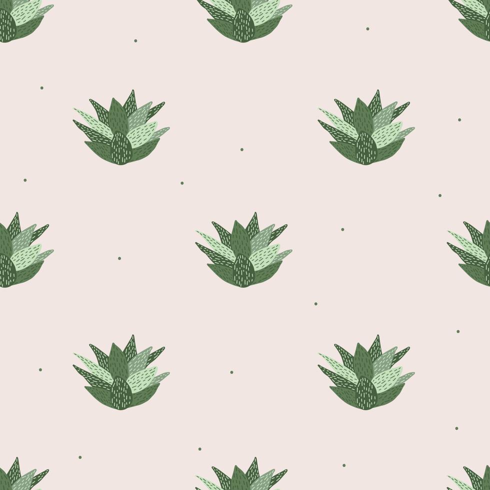 Vector flat hand drawn seamless pattern