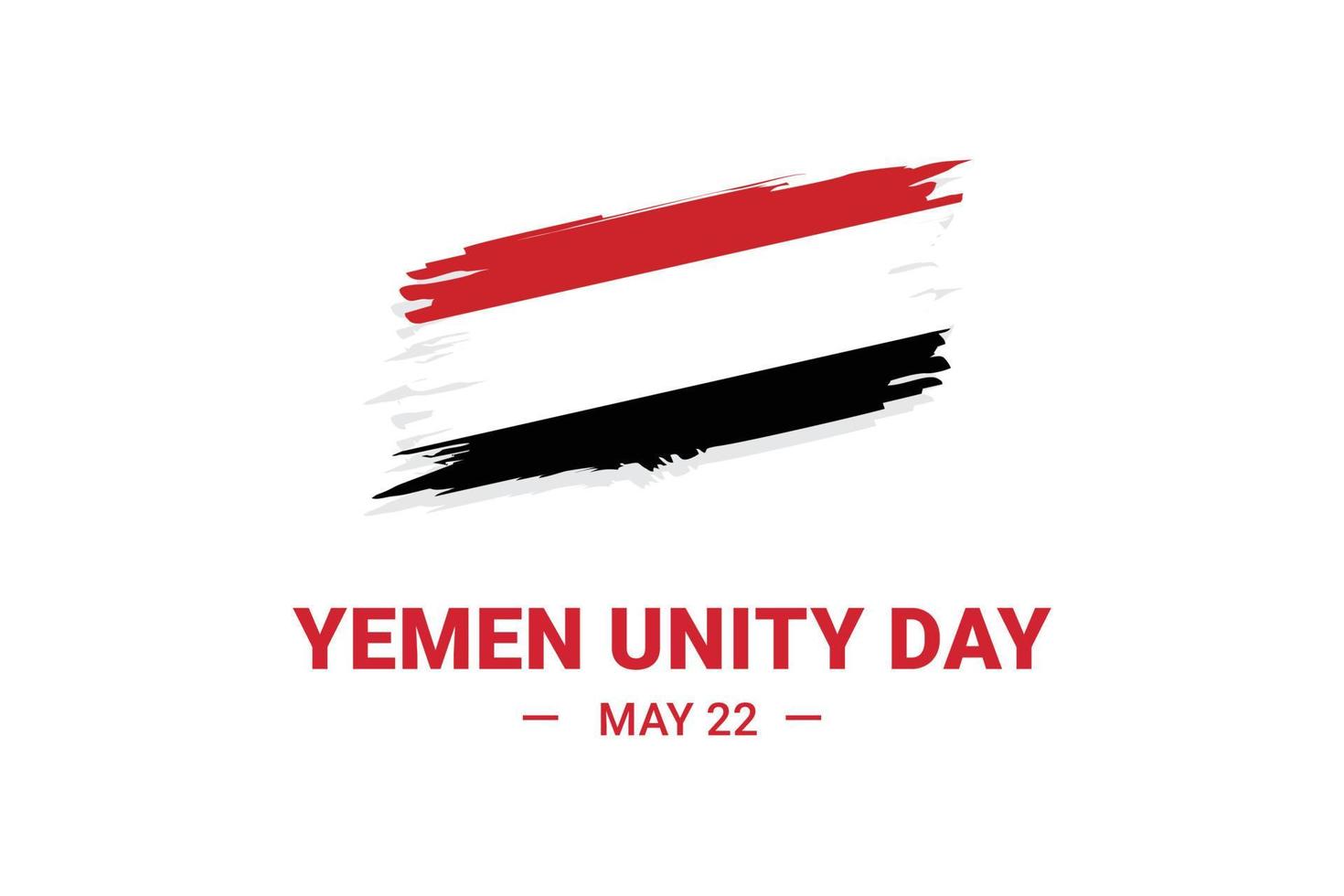 Yemen Unity Day vector