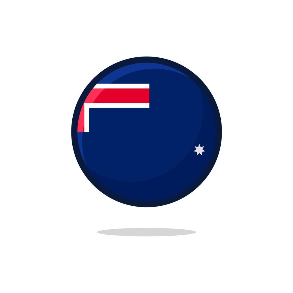 Victoria Australia Flag Icon vector