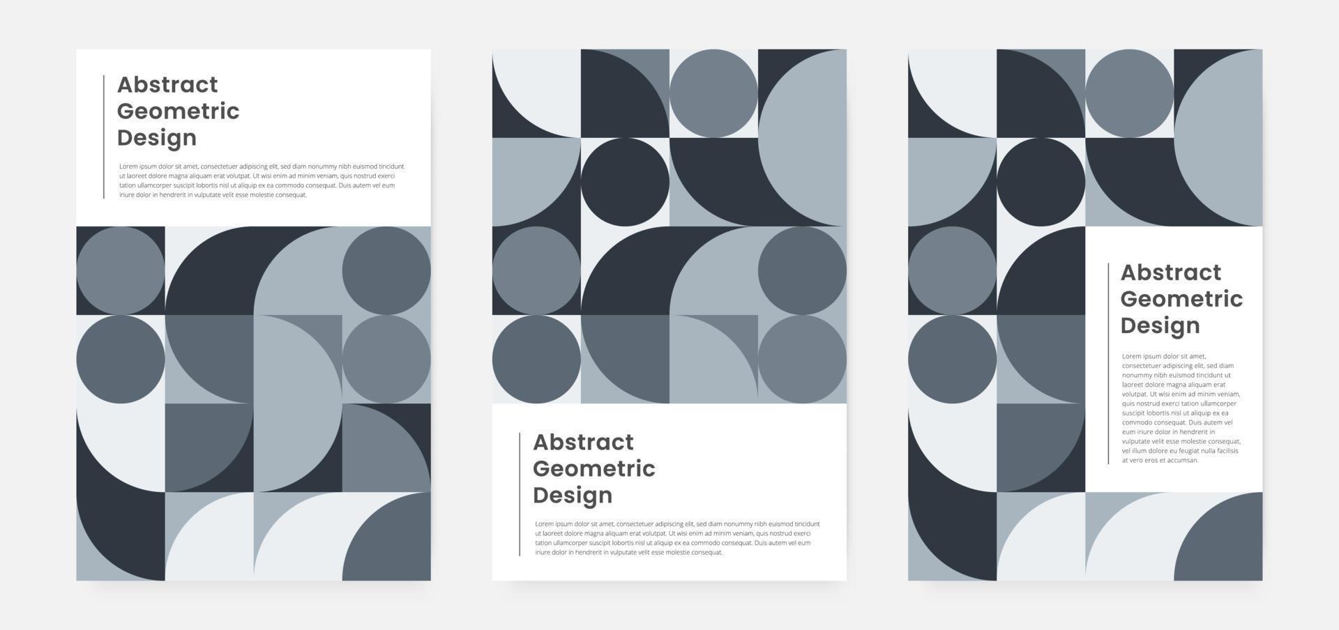 Geometric minimalistic artwork cover with shape and figure. Abstract pattern design style for cover, web banner, landing page, business presentation, branding, packaging, wallpaper vector