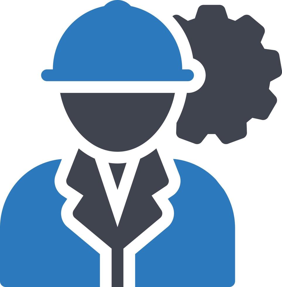Engineer vector illustration on a background.Premium quality symbols.vector icons for concept and graphic design.