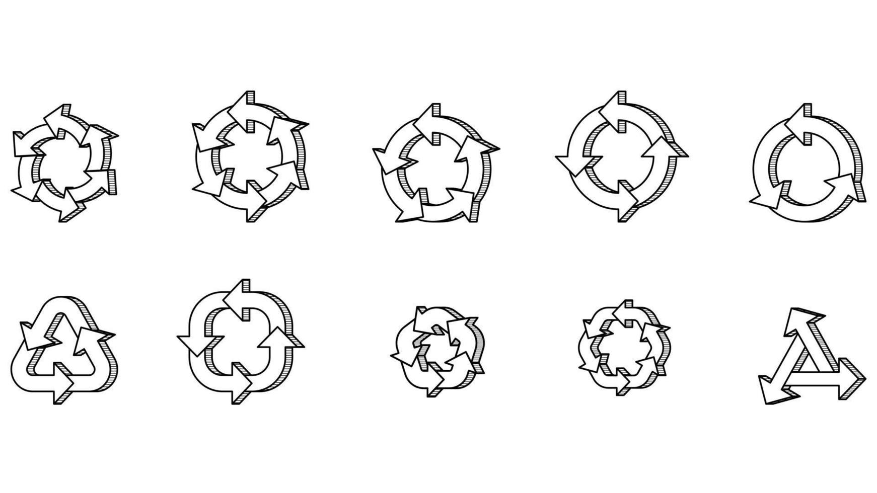 conjunto de esquema de gráfico infográfico cómico. vector