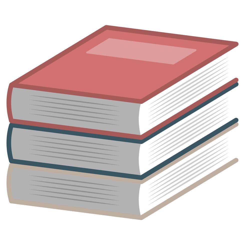 Stack of Books. vector