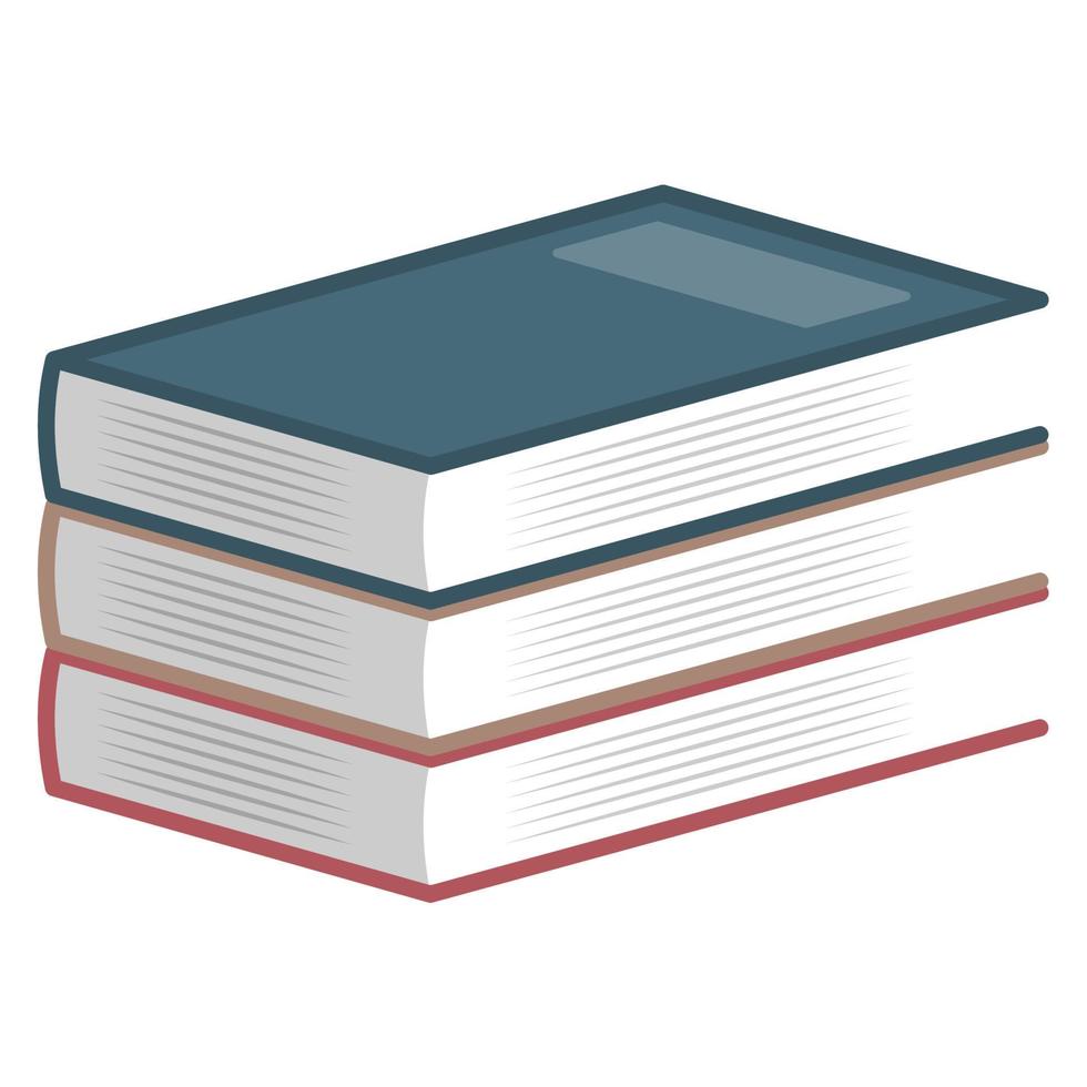 Stack of Books. vector