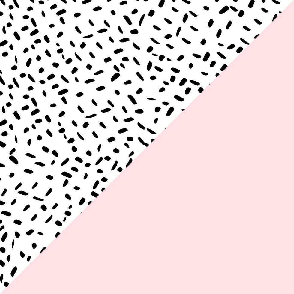 Pink and white and black abstract Geometric diagonal shapes background with flowing particles. Digital future technology concept. vector illustration EPS10