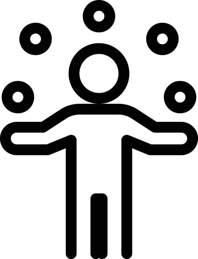 Juggling vector illustration on a background.Premium quality symbols.vector icons for concept and graphic design.