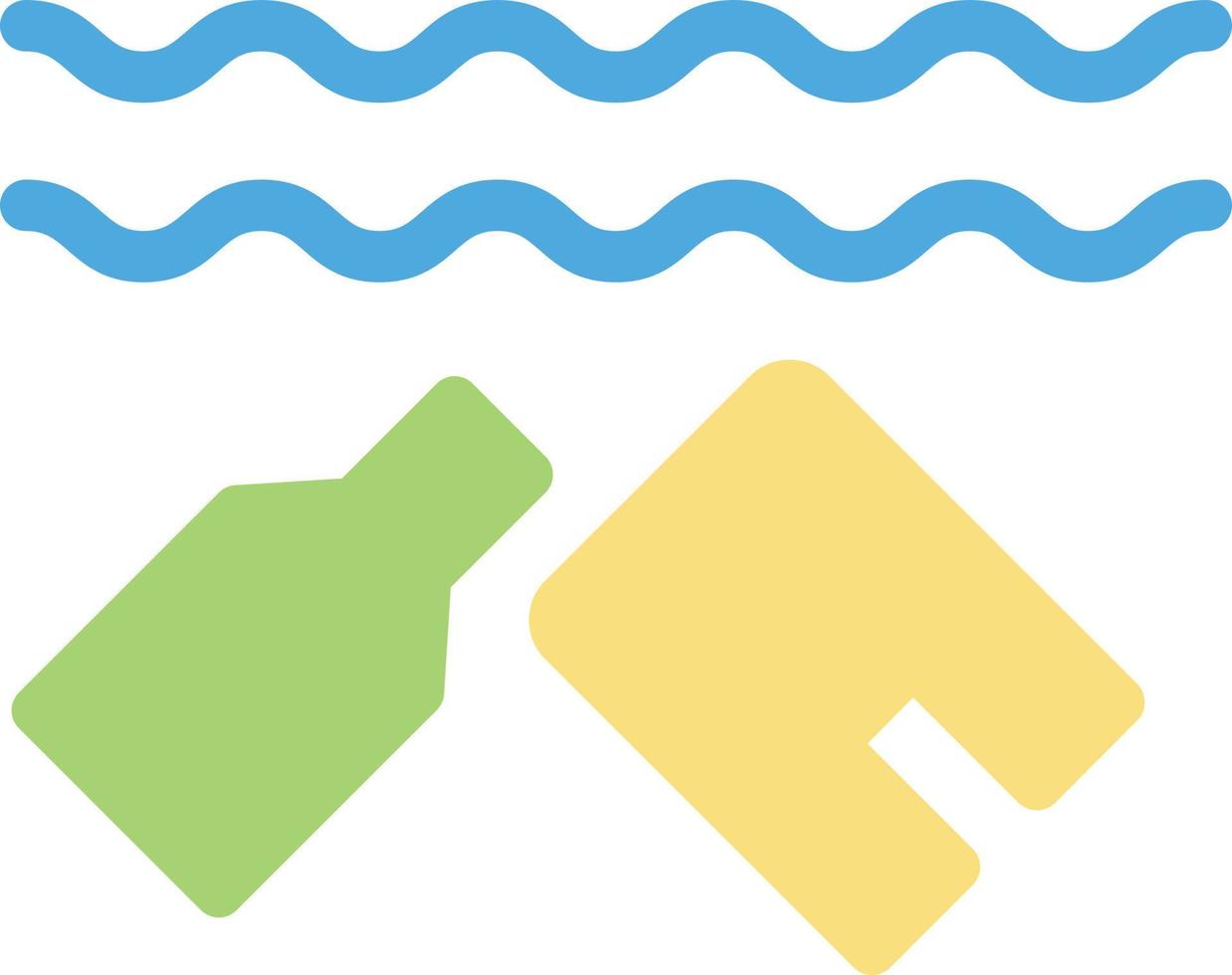 ilustración vectorial de contaminación del agua en un fondo. símbolos de calidad premium. iconos vectoriales para concepto y diseño gráfico. vector