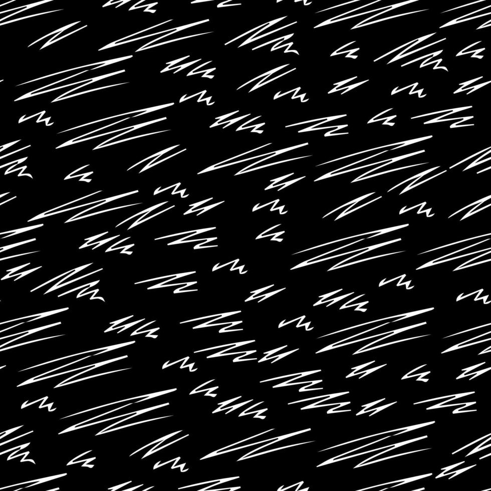 doodle scratches seamless vector pattern