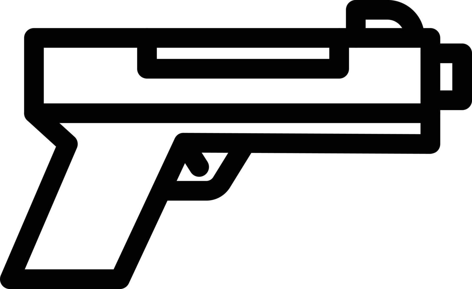 Pistal vector illustration on a background.Premium quality symbols.vector icons for concept and graphic design.