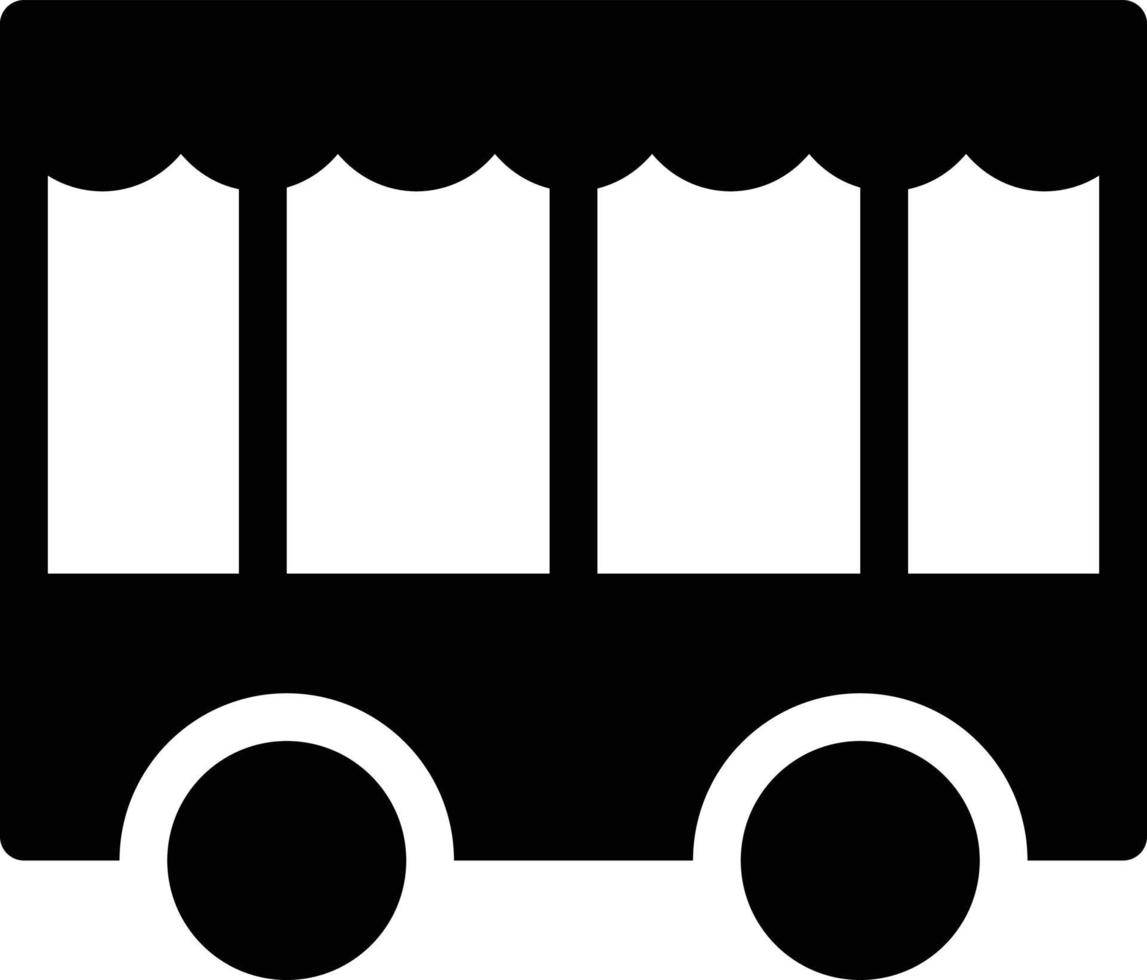 Trolley vector illustration on a background.Premium quality symbols.vector icons for concept and graphic design.